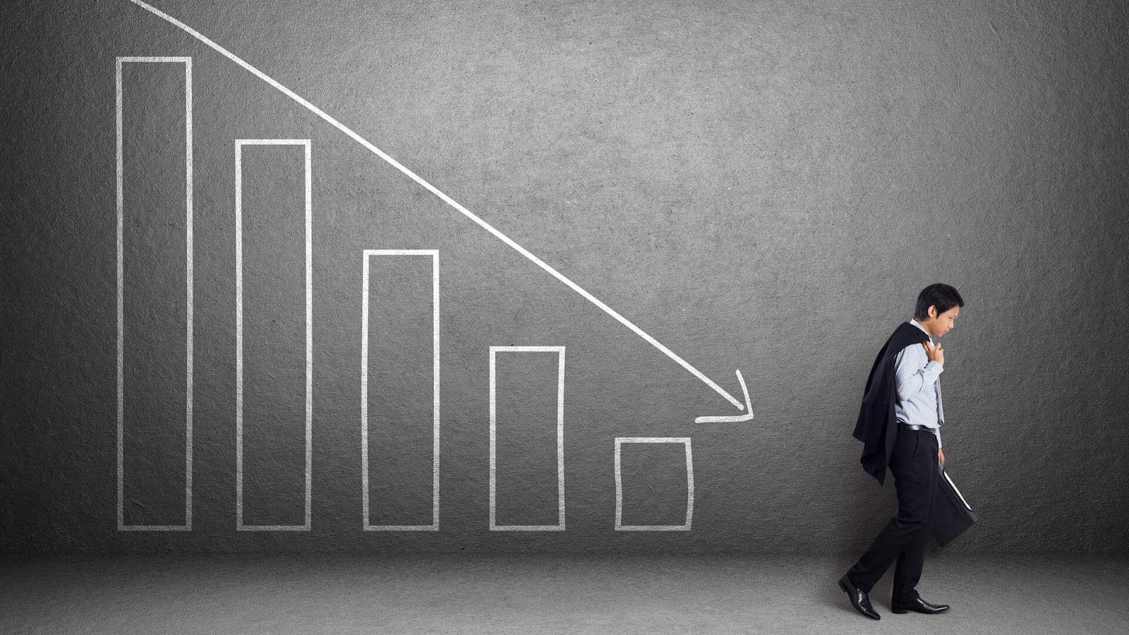 Business owner with no entrepreneurship qualities experiencing a negative change in his business