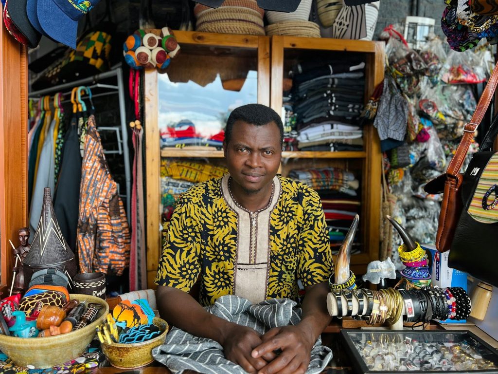 A man who runs a fashion business