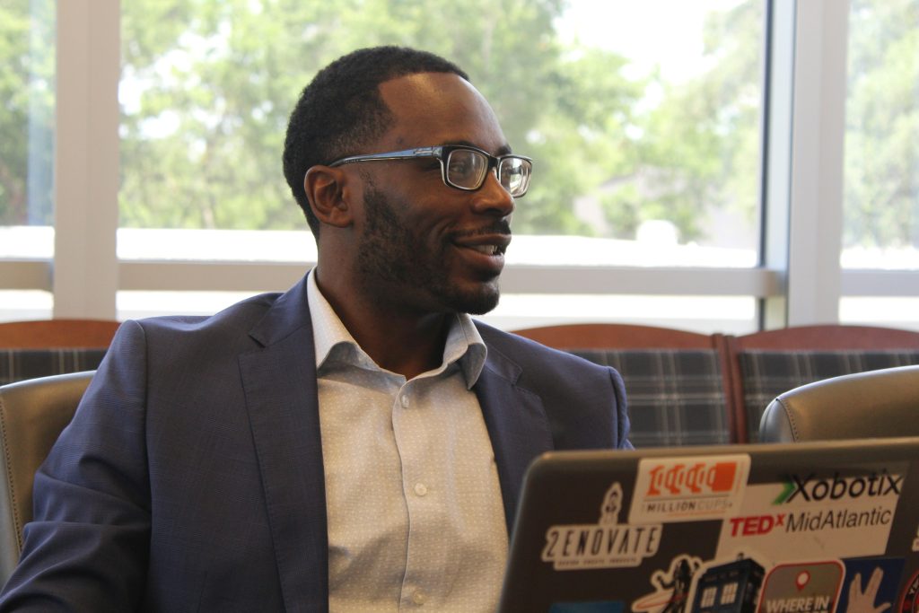An entrepreneur developing resilience building techniques