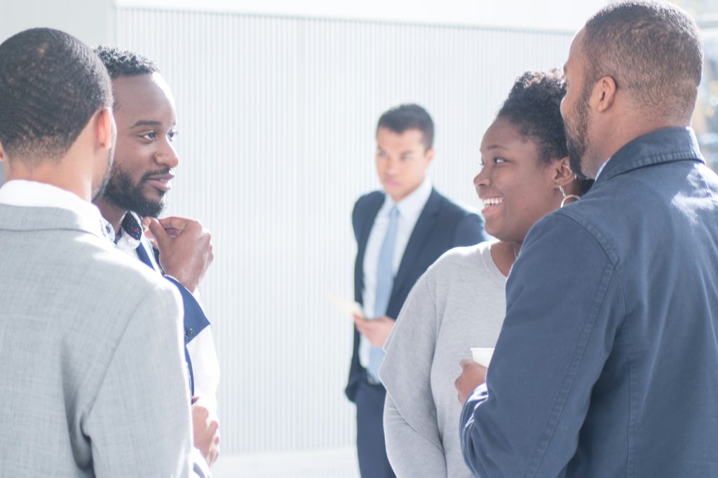 An entrepreneur building emotional strength with his support system