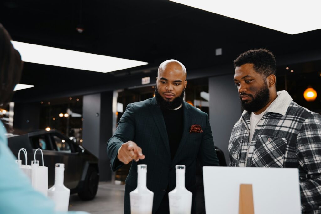 A business owner building startup trust being transparent to his customer