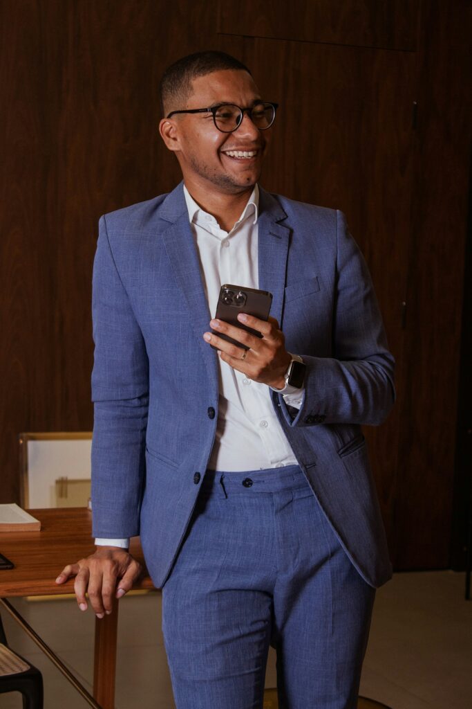 A man using investment platforms in Nigeria