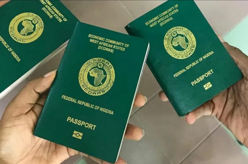 Nigeria passports for Nigeria travel visa application