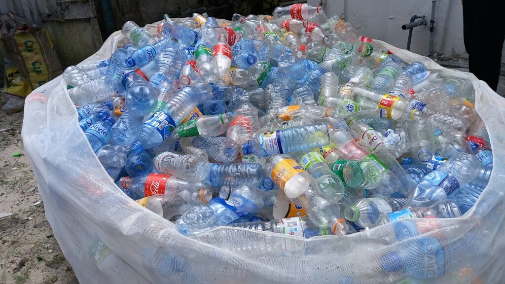 A huge pile of plastic bottles - Plastic Recycling in Nigeria