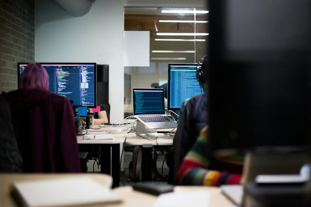 Tech workers in a company -Tech job in Canada